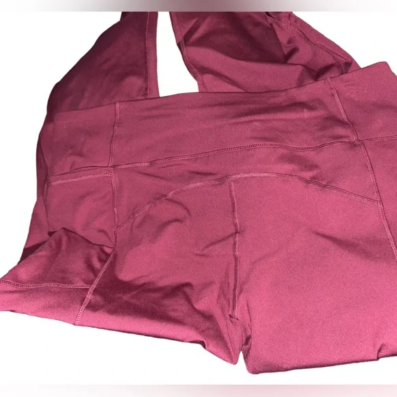 NWT Avia Burgundy Flare Yoga Pants - Picture 2 of 6